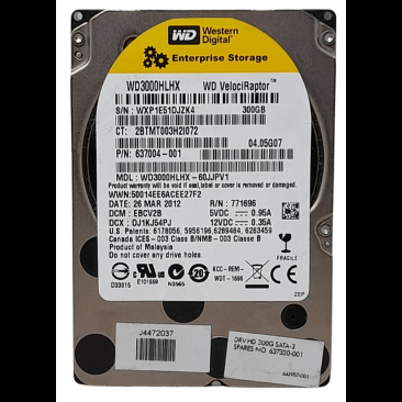 Western Digital VelociRaptor WD3000HLHX 300GB 2.5