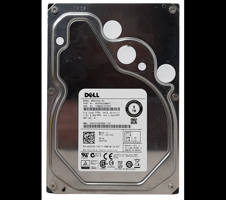 Job Lot 10 x Dell MG03ACA100 0D3YV6 1TB Sata 3.5