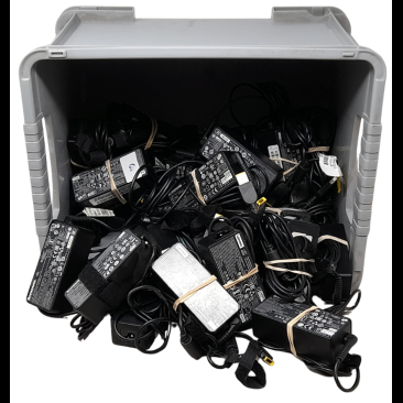 Genuine Lenovo Job Lot 25 X 20V - 2.25A 45W Yellow Rectangle Tip Laptop Chargers 1