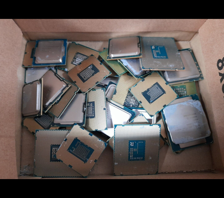 1KG Intel Scrap CPUs Processors For Gold Recovery 1 Kilo - Price inc VAT 2
