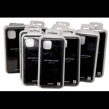 Job Lot 12 x Genuine Samsung Soft Clear Cover for Galaxy A03 1