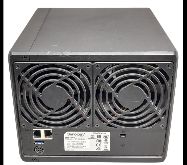 Synology DiskStation DS418 NAS Enclosure Network Attached Storage No PSU or HDDs 3