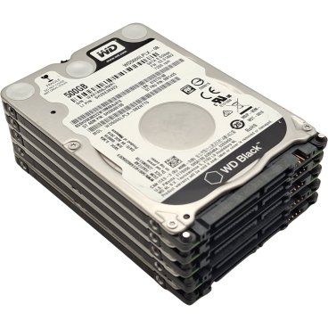 5 x Western Digitial WD Black WD5000LPLX 500GB Sata 2.5
