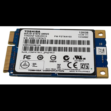 Toshiba THNSNF128GMCS 128GB mSATA SSD Solid State Drive 90%-99% Health 1