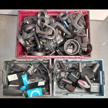 Huge Job Lot VR Headsets Controllers Sensors Cables - Untested 1